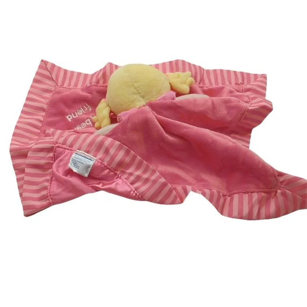 Garanimals My Best Friend Doll Lovey Security Blanket Blonde‎ Rattle Baby 13.5